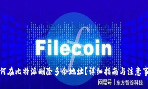 如何在比特派删除多余地址？详细指南与注意事项